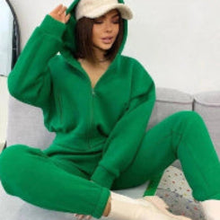 Jogging croptop setje