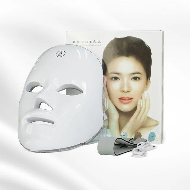 Oplaadbare Led Beauty Mask. Zuiver en vernieuw je Huid doormiddel van Led Therapie.