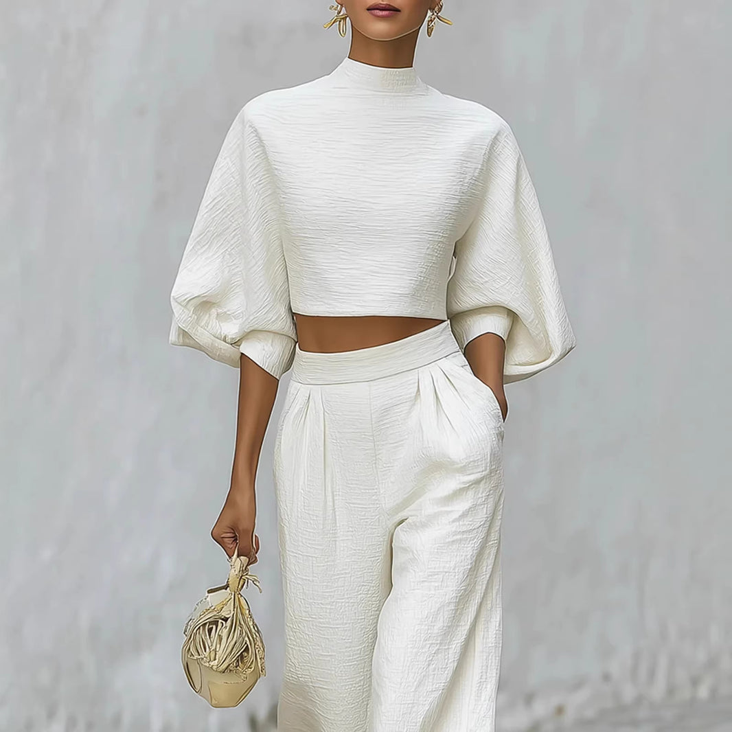 Crocktop  linnen broekset