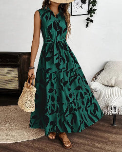 Mouwloze Maxi Zomerjurk