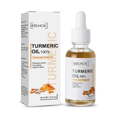 Tumeric Olie serum de oplossing om je huid te zuiveren en te egaliseren. 