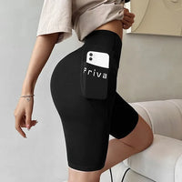 Hoge taille yoga pants met, of zonder zij pocket.