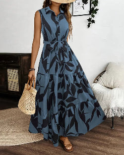 Mouwloze Maxi Zomerjurk