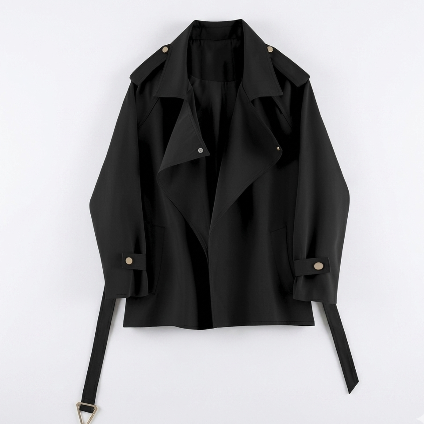 Korte Trenchcoat met ceintuur