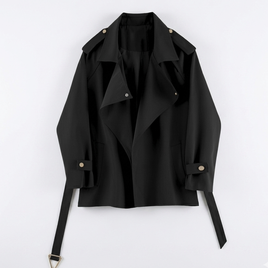 Korte Trenchcoat met ceintuur